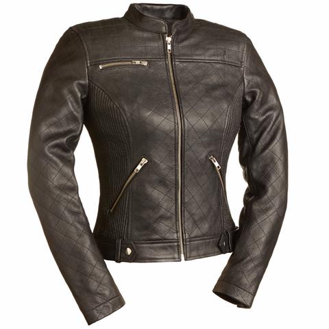 Dynamicleather Murdock leather biker vest with classic design, featuring metal snap buttons and a rugged leather texture.