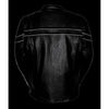Men's sporty crossover scooter jacket by HighwayLeather, black men's jacket with stylish, functional design for active wear.
