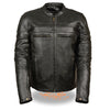 Men's Sporty Scooter Crossover Jacket - HighwayLeather