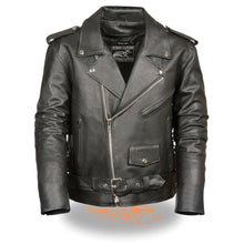 Men's Classic Side Lace M/C Jacket - HighwayLeather