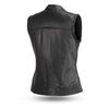 Ludlow - Women's Motorcycle Leather Vest - HighwayLeather