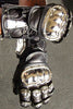 Gladiator Metal Knuckle Leather Motorcycle Gloves - HighwayLeather