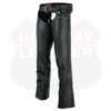 Hip Hugger Leather Chaps Bling Detailing Women Style - HighwayLeather