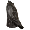 Women’s HighwayLeather Ladies Classic Side Lace Motorcycle Jacket with side lace details and stylish design.