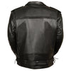 Men's Vented M/C jacket w/ Side Lace - HighwayLeather