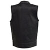 Youth Size Open Neck Snap/Zip Front Club Style Vest - HighwayLeather