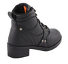 Kid's plain toe zip-up boots by HighwayLeather featuring side zippers and durable construction.