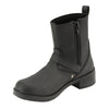 Kids engineer style biker boots by HighwayLeather, 6-inch height, sturdy leather boots with buckle details, perfect for young adventurers.