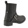Kids engineer style biker boots by HighwayLeather, 6-inch height, featuring rugged design and sturdy construction for children.