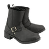 Kids' 6-inch engineer style biker boots by HighwayLeather, featuring rugged design and sturdy soles for young adventurers.