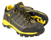 MBM9121ST-Men's Black & Yellow Water & Frost Proof Leather Shoe w/ Composite Toe - HighwayLeather