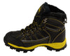 MBM9125ST-Men's Black & Yellow Water & Frost Proof Leather Boots w/ Faux Fur Lining & Composite Toe - HighwayLeather