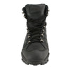 Milwaukee Leather black men's waterproof and frost-proof leather boots, size 7, featuring durable design and sturdy soles.