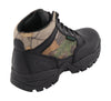 Men's Waterproof Black Work Boot w/ Mossy Oak® Print - HighwayLeather