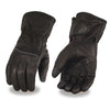 Men's Waterproof Gauntlet Glove w/ Flex Knuckle & Reflective Trim - Touch Screen Fingers - HighwayLeather