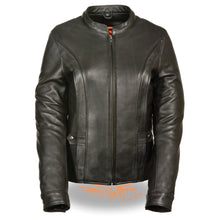 Women's Vented Jacket w/ Back Stretch - HighwayLeather