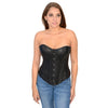 Ladies Lambskin Fitted Corset - HighwayLeather