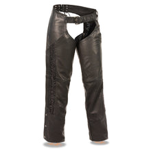 Ladies Lightweight Low Rise Chap w/ Crinkled Leg Striping - HighwayLeather