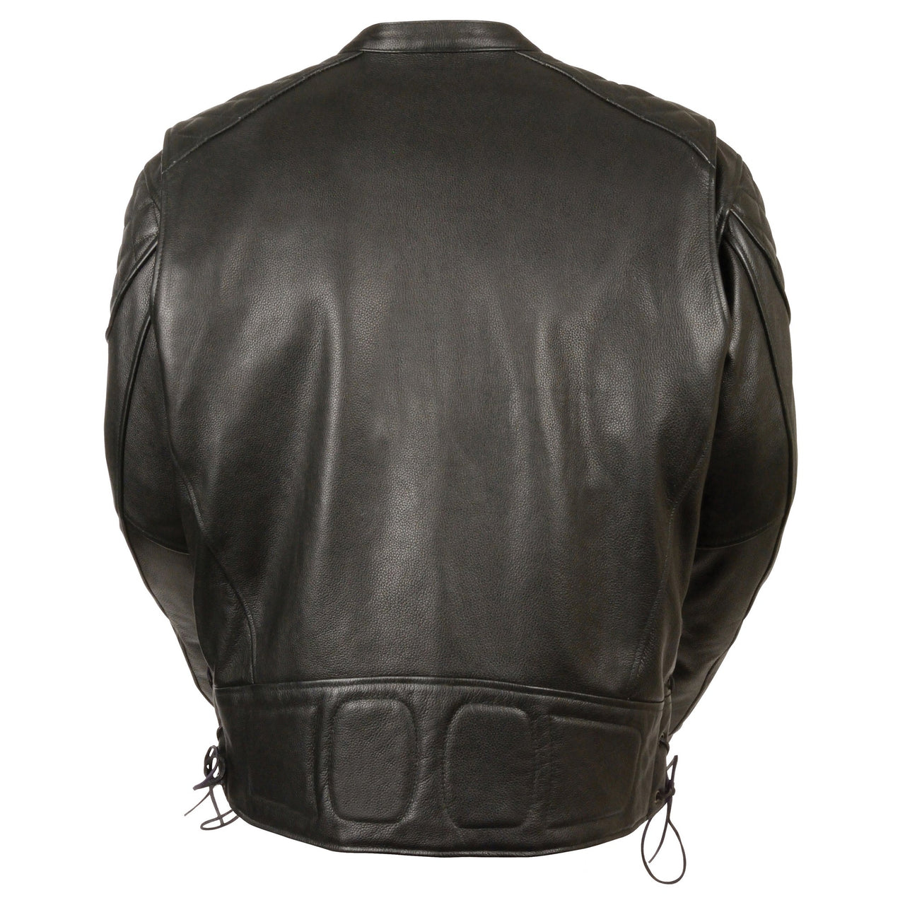 MLM1580 Men's Full Side Lace Vented Scooter Jacket– HighwayLeather