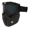 Motorcycle Googles w/ Detachable Mask and Dust Muffle - HighwayLeather