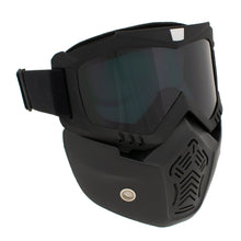 Motorcycle Googles w/ Detachable Mask and Dust Muffle - HighwayLeather