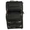 Large textile two-piece sissy bar bag for motorcycles by HighwayLeather, 14x16x10 inches, featuring durable biker bag design.