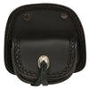 Small Braided Handle Bar Snap Storage Pocket (7X4X1.5) - HighwayLeather