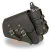 Right Side PVC Swing Arm Bag w/ Bottle Holder, Interior Gun & Ammo Holster (13X7X3) 