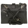 Leather studded wallet shoulder bag by HighwayLeather, stylish CLIP/THIGH/FAN bag with metal stud accents and compact design.