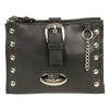 Leather Studded Wallet Shoulder Bag - HighwayLeather