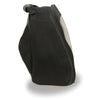 Large textile magnetic tank bag with carry handle from Dynamicleather, designed for motorcycle BIKER BAGS, shown with secure magnetic closure.