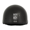 MPH DOT Helmet w/ Drop Sun Visor Carbon Fiber Look Shiny Black - HighwayLeather