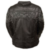 Women's HighwayLeather crossover textile scooter jacket with reflective skull design, featuring a stylish, sporty look.