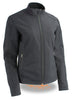 Women Waterproof Lightweight Zipper Front Soft Shell Jacket - HighwayLeather