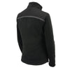 Women Micro Fleece Zipper Front Jacket w/ Reflective Stripes - HighwayLeather