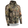 Men's Zipper Front Mossy Camo Heated Hoodie w/ Front & Back Heating - HighwayLeather