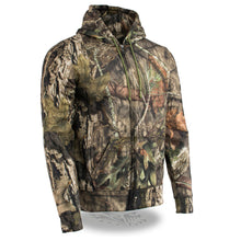 Men's Zipper Front Mossy Oak® Camouflage Hoodie - HighwayLeather