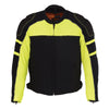 Men's Mesh Racing Jacket w/ Removable Rain Jacket Liner - HighwayLeather