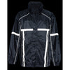 Men's Waterproof Rain Suit w/ Hi Vis Reflective Tape - HighwayLeather