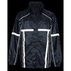Men's Water Resistant Rain Suit w/ Hi Vis Reflective Tape - HighwayLeather