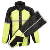 Men's Water Resistant Rain Suit w/ Hi Vis Reflective Tape - HighwayLeather