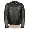 Men's sporty crossover scooter jacket by HighwayLeather, featuring a stylish design and functional details in a men's jacket style.
