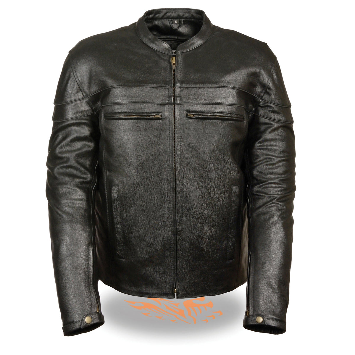 Men's sporty crossover scooter jacket by HighwayLeather, featuring a stylish design and functional details in a men's jacket style.