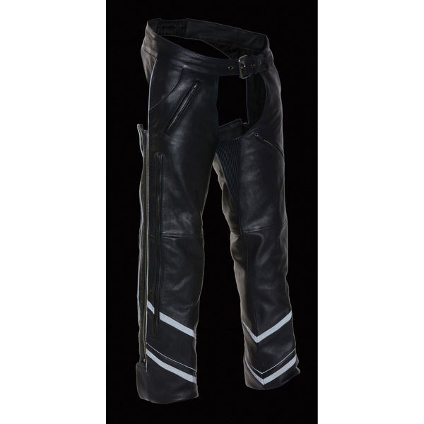 Men's Vented Chap w/ Reflective Piping– HighwayLeather