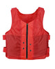Ladies red bulletproof style leather vest - Police vest Shade # 22 - HighwayLeather