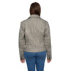 Women's distressed look asymmetrical moto jacket by HighwayLeather, featuring rugged style and edgy design details.
