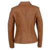 Woman's Zipper Front Scuba Jacket w/ Shirt Collar - HighwayLeather