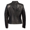 Woman's Zip Front Stand Up Collar Scuba Jacket - HighwayLeather