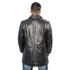 Men's classic four button front car coat - HighwayLeather