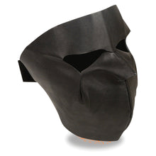 Unisex Premium Leather Face Mask w/ Adjustable Straps - HighwayLeather